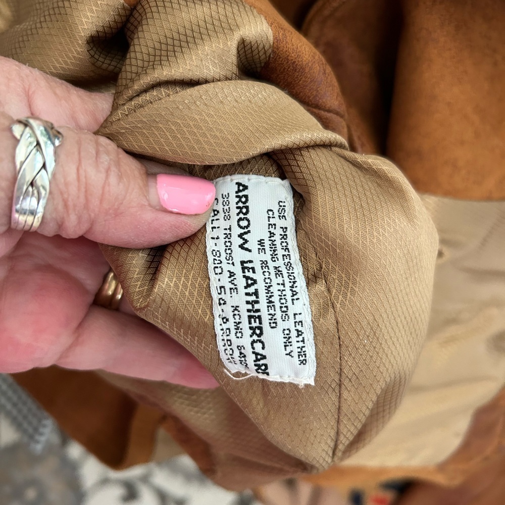 Remy Leather Naturally Distressed Western Vintage Jacket - Picture 5 of 9